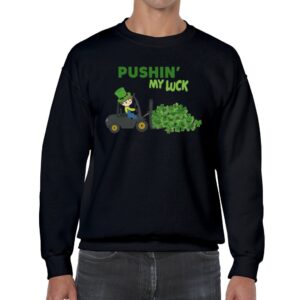 Pushin My Luck Unisex Heavy Blend Crewneck Sweatshirt